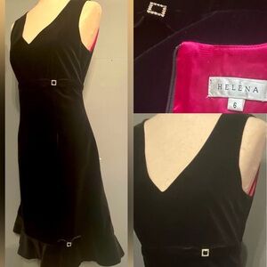 Helena Velvet Dress